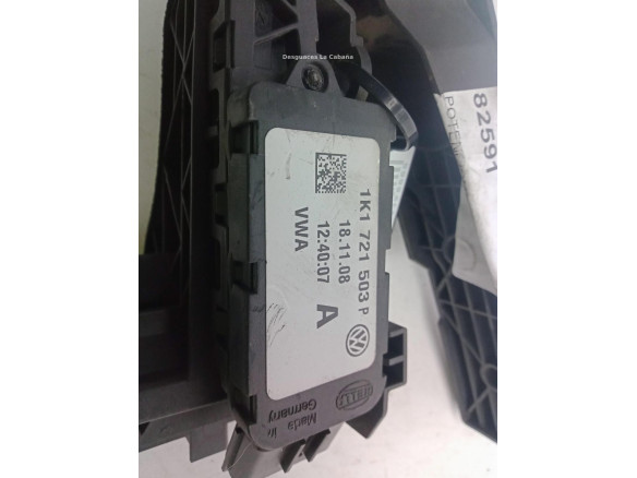 1K1721503P POTENCIOMETRO ACELERADOR VW GOLF V (1K1)|Desguaces La Cabaña