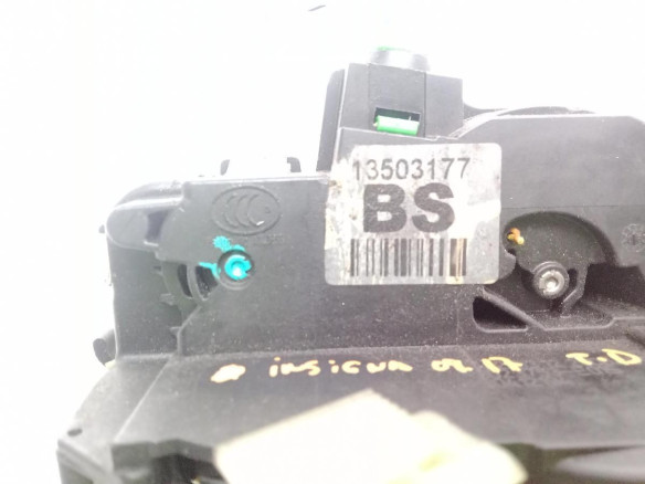 13503177 CERRADURA PUERTA LAT TRA DER OPEL INSIGNIA A (G09)|Desguaces La Cabaña