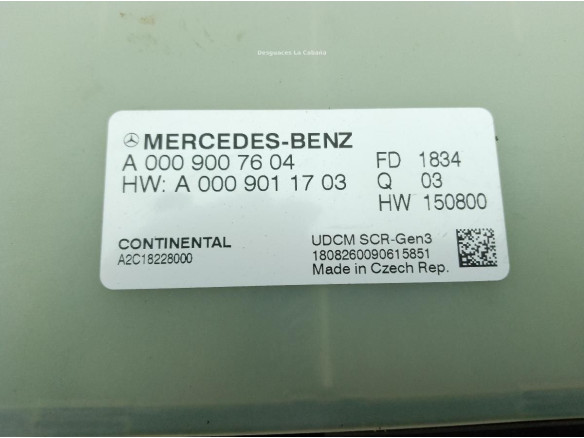 A0009007604 MODULO ELECTRONICO 3 MERCEDES BENZ CLASE E (W213)|Desguaces La Cabaña