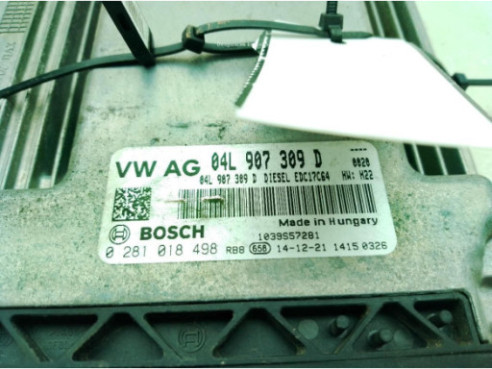 04L907309D CENTRALITA MOTOR VW GOLF VII (5G1, BQ1, BE1, BE2)|Desguaces La Cabaña