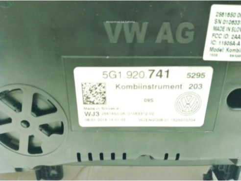 5G1920741 CUADRO INSTRUMENTOS VW GOLF VII (5G1, BQ1, BE1, BE2)|Desguaces La Cabaña