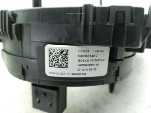5Q0953549C CARRETE AIRBAG SEAT LEON ST (5F8)|Desguaces La Cabaña