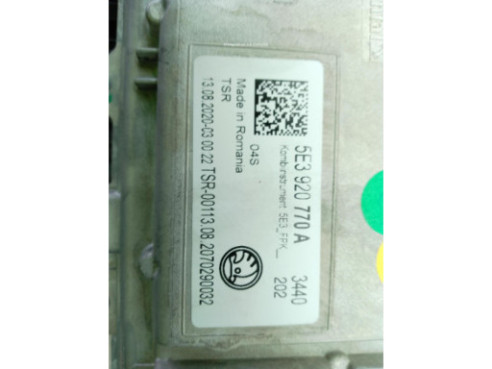 5E3920770A CUADRO INSTRUMENTOS SKODA OCTAVIA IV Combi (NX5)|Desguaces La Cabaña