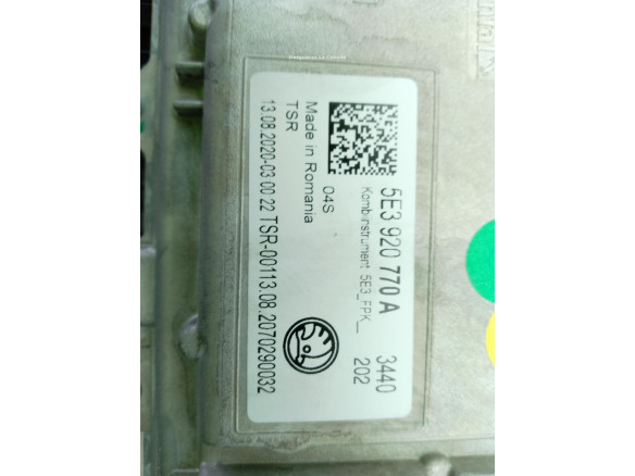 5E3920770A CUADRO INSTRUMENTOS SKODA OCTAVIA IV Combi (NX5)|Desguaces La Cabaña