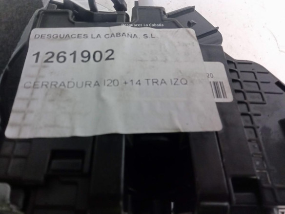 CERRADURA PUERTA LAT TRA IZQ HYUNDAI i20 (GB)|Desguaces La Cabaña