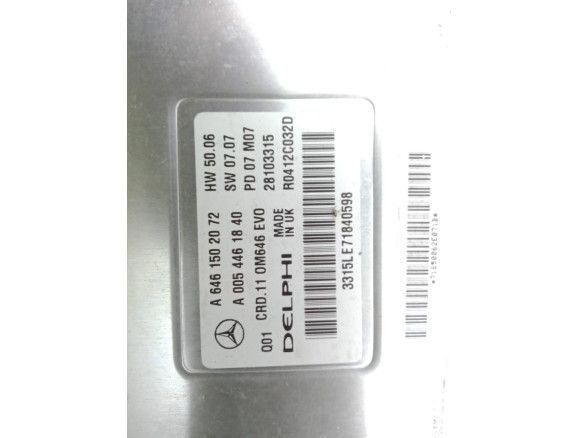 A6461502072,A0054461840, CENTRALITA MOTOR MERCEDES BENZ CLASE C (W204)|Desguaces La Cabaña