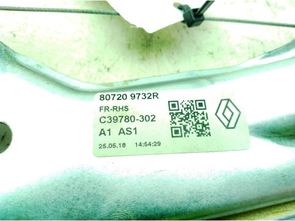 C3978032 ELEVALUNAS PUERTA LAT DEL DER RENAULT KADJAR (HA_, HL_)|Desguaces La Cabaña