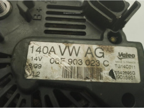 06F903023C ALTERNADOR AUDI A3 (8P1)|Desguaces La Cabaña