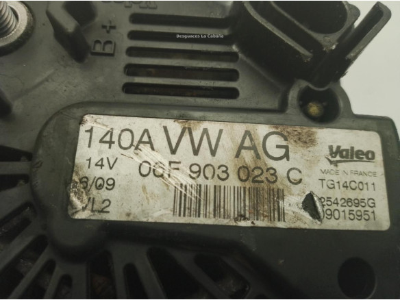 06F903023C ALTERNADOR AUDI A3 (8P1)|Desguaces La Cabaña