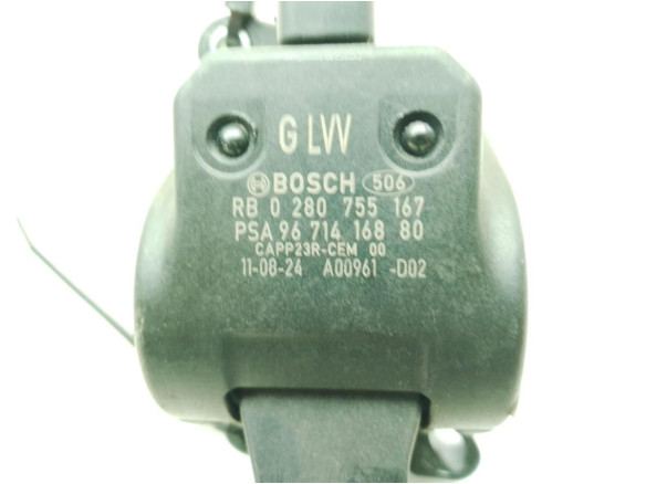 9671416880 POTENCIOMETRO ACELERADOR PEUGEOT 5008|Desguaces La Cabaña