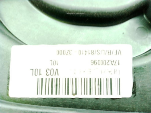 17A200096 ELEVALUNAS PUERTA LAT TRA IZQ HYUNDAI i40 (VF)|Desguaces La Cabaña