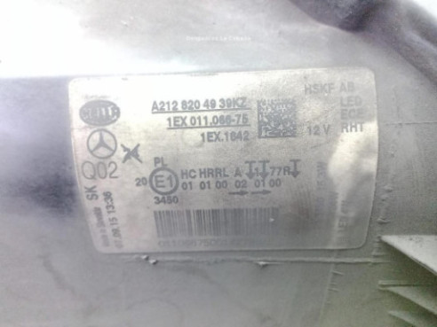 A2128204939KZ FARO IZQUIERDO MERCEDES BENZ CLASE E (W212)|Desguaces La Cabaña