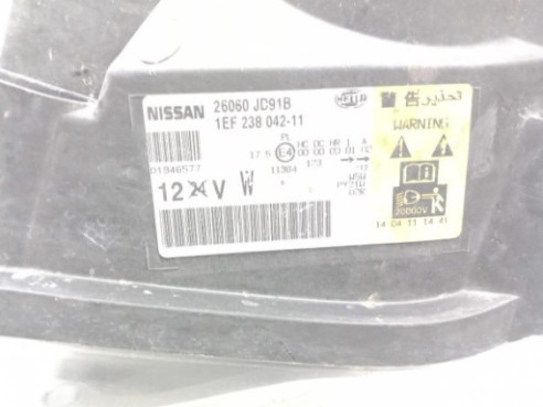 26060JD91B FARO IZQUIERDO NISSAN QASHQAI / QASHQAI +2 I (J10, JJ10)|Desguaces La Cabaña