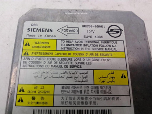 8625009061, CENTRALITA AIRBAG SSANGYONG KYRON|Desguaces La Cabaña