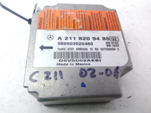 2118209485, CENTRALITA AIRBAG MERCEDES BENZ CLASE E (W211)|Desguaces La Cabaña