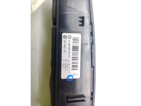 A1648700151, INTERRUPTOR WARNING MERCEDES BENZ CLASE M (W164)|Desguaces La Cabaña