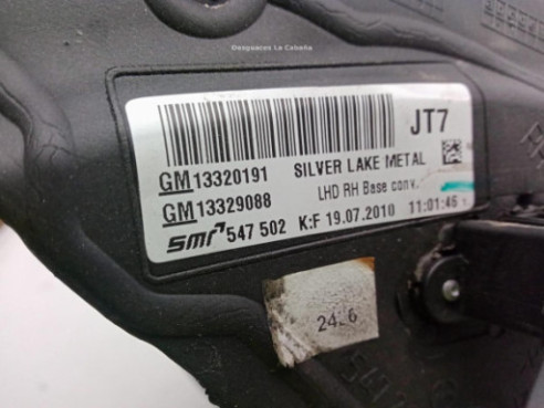 13320191 ESPEJO DER OPEL INSIGNIA A (G09)|Desguaces La Cabaña
