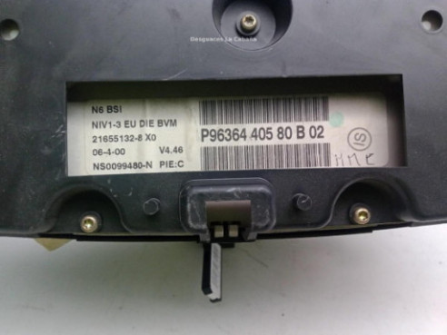 P9636440580B, CUADRO INSTRUMENTOS CITROEN XSARA (N1)|Desguaces La Cabaña