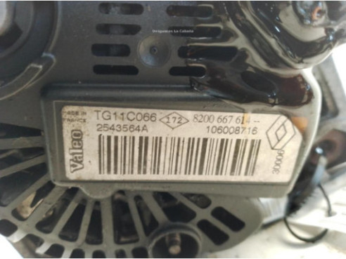 8200667614 ALTERNADOR RENAULT MEGANE II Ranchera familiar (KM0/1_)|Desguaces La Cabaña