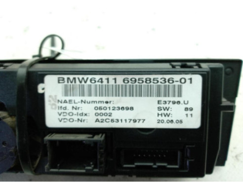 6411695853601 MANDO CALEFACCION BMW 1 (E87)|Desguaces La Cabaña