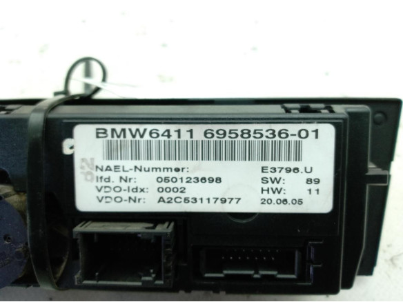 6411695853601 MANDO CALEFACCION BMW 1 (E87)|Desguaces La Cabaña