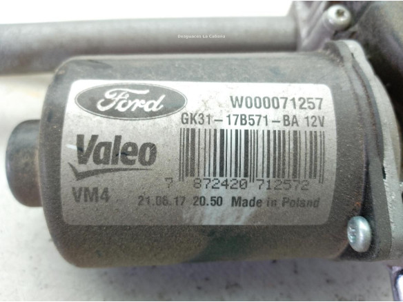 GK3117B571BA MOTOR LIMPIAPARABRISAS DEL FORD TRANSIT Furgón|Desguaces La Cabaña