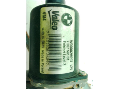 726750303 MOTOR LIMPIAPARABRISAS DEL BMW 1 (F20)|Desguaces La Cabaña