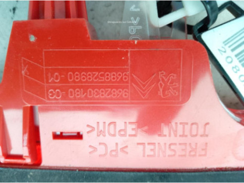 9682830180 TERCERA LUZ DE FRENO CITROEN BERLINGO (ER_, EC_)|Desguaces La Cabaña
