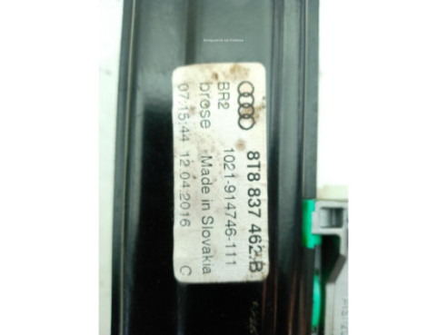 8T8837462B ELEVALUNAS PUERTA LAT DEL DER AUDI A5 Sportback (8TA)|Desguaces La Cabaña
