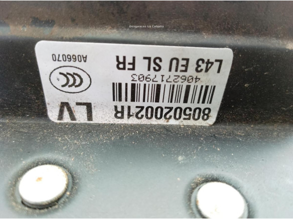 805020021R CERRADURA PUERTA LAT DEL DER RENAULT LATITUDE (L70_)|Desguaces La Cabaña