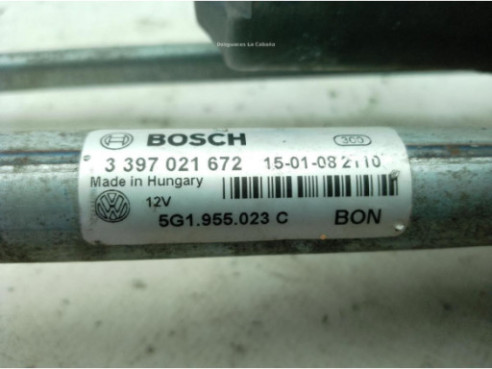 5G1955023C MOTOR LIMPIAPARABRISAS DEL VW GOLF VII (5G1, BQ1, BE1, BE2)|Desguaces La Cabaña
