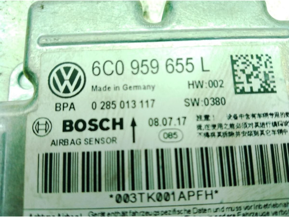 6C0959655L CENTRALITA AIRBAG SEAT TOLEDO IV (KG3)|Desguaces La Cabaña