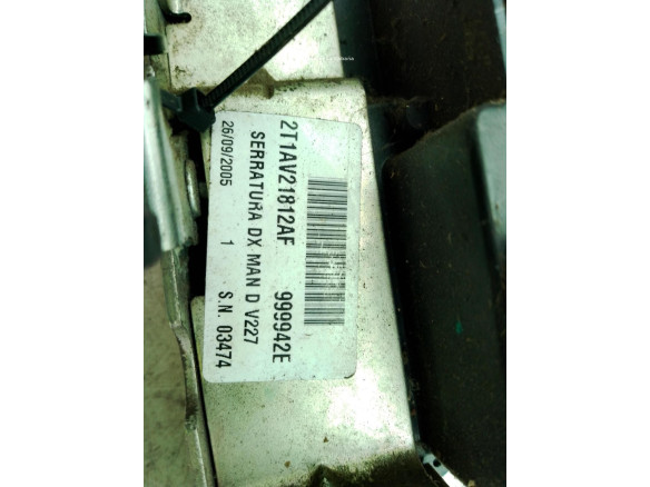2T1V21812AF CERRADURA PUERTA LAT DEL DER FORD TRANSIT CONNECT (P65_, P70_, P80_)|Desguaces La Cabaña
