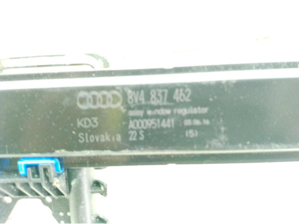 8V4837462 ELEVALUNAS PUERTA LAT DEL DER AUDI A3 Sportback (8VA, 8VF)|Desguaces La Cabaña