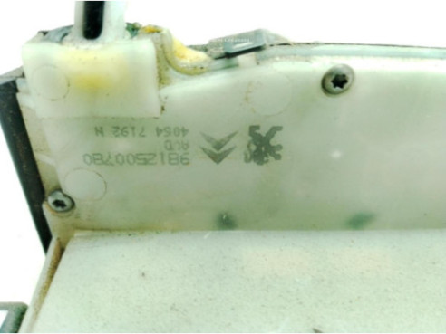 9812500780 CERRADURA PUERTA LAT DEL DER PEUGEOT 208|Desguaces La Cabaña