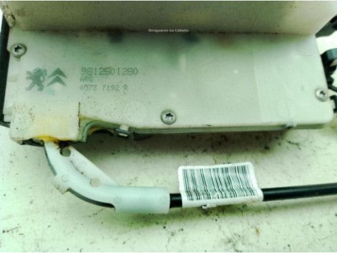 9812501280 CERRADURA PUERTA LAT TRA IZQ PEUGEOT 208|Desguaces La Cabaña