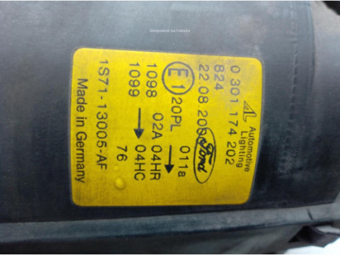 1S7113005AF FARO DERECHO FORD MONDEO III Sedán (B4Y)|Desguaces La Cabaña