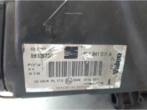 6L1941021A FARO IZQUIERDO SEAT IBIZA III (6L1)|Desguaces La Cabaña