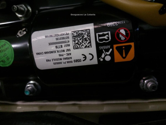 631046026 KIT AIRBAGS + SALPICADERO + CINTURONES O ANCLAJE + CENTRALIT OPEL MOKKA / MOKKA X (J13)|Desguaces La Cabaña