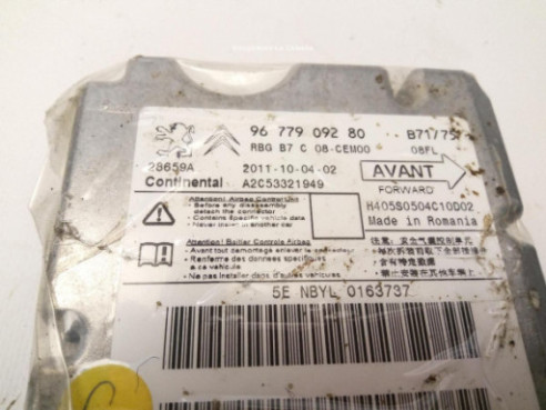 96888248ZD KIT AIRBAGS + SALPICADERO + CINTURONES O ANCLAJE + CENTRALIT CITROEN DS4|Desguaces La Cabaña