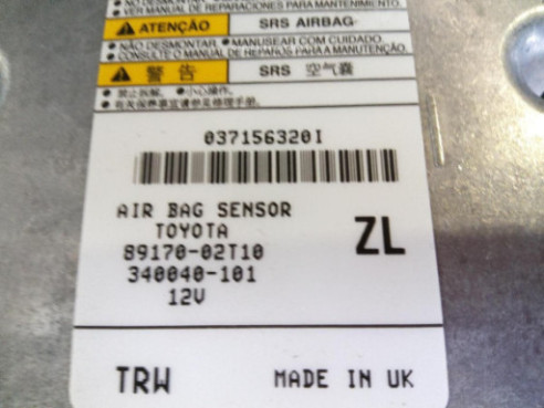 01815820 KIT AIRBAGS + SALPICADERO + CINTURONES O ANCLAJE + CENTRALIT TOYOTA COROLLA Ranchera familiar (_E21_)|Desguaces La Cabaña