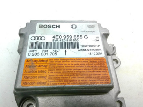4E0959655G, CENTRALITA AIRBAG AUDI A8 (4E2, 4E8)|Desguaces La Cabaña