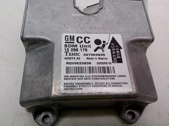 13288176CC, CENTRALITA AIRBAG OPEL ASTRA H (A04)|Desguaces La Cabaña