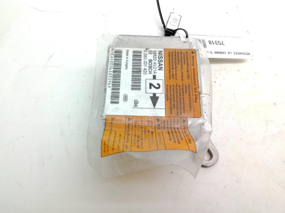 98820AV21A,0285001420, CENTRALITA AIRBAG NISSAN PRIMERA Hatchback (P12)|Desguaces La Cabaña