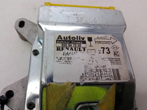 603947300, CENTRALITA AIRBAG RENAULT VEL SATIS (BJ0_)|Desguaces La Cabaña