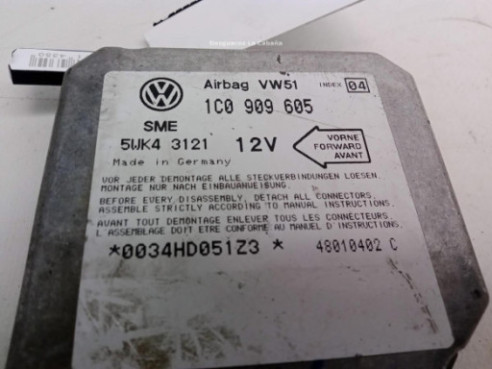 1C0909605, CENTRALITA AIRBAG VW SHARAN (7M8, 7M9, 7M6)|Desguaces La Cabaña
