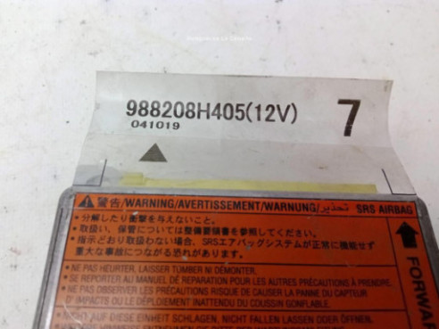 988208H405, CENTRALITA AIRBAG NISSAN X-TRAIL (T30)|Desguaces La Cabaña