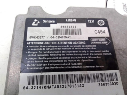 04321470NAT, CENTRALITA AIRBAG ALFA ROMEO 147 (937_)|Desguaces La Cabaña
