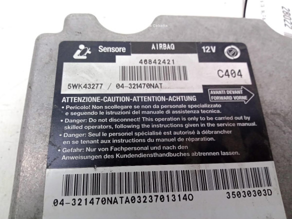 04321470NAT, CENTRALITA AIRBAG ALFA ROMEO 147 (937_)|Desguaces La Cabaña