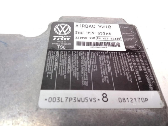 5N0959655A, CENTRALITA AIRBAG SEAT LEON (1P1)|Desguaces La Cabaña